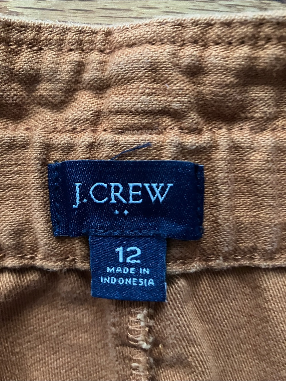 J. Crew Factory - Women’s Rust Wide Legged Ankle Pant - 12 - Picture 3 of 6